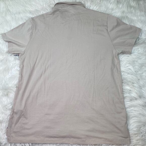 Daniel Hechter Paris Men's Short Sleeve Pima Cotton Polo Shirt Size XXL Tan NWT - Picture 8 of 16